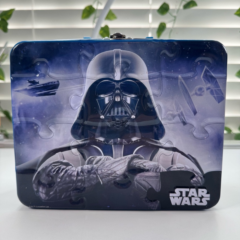 Star Wars Darth Vader Puzzle Old School Metal Style Lunchbox